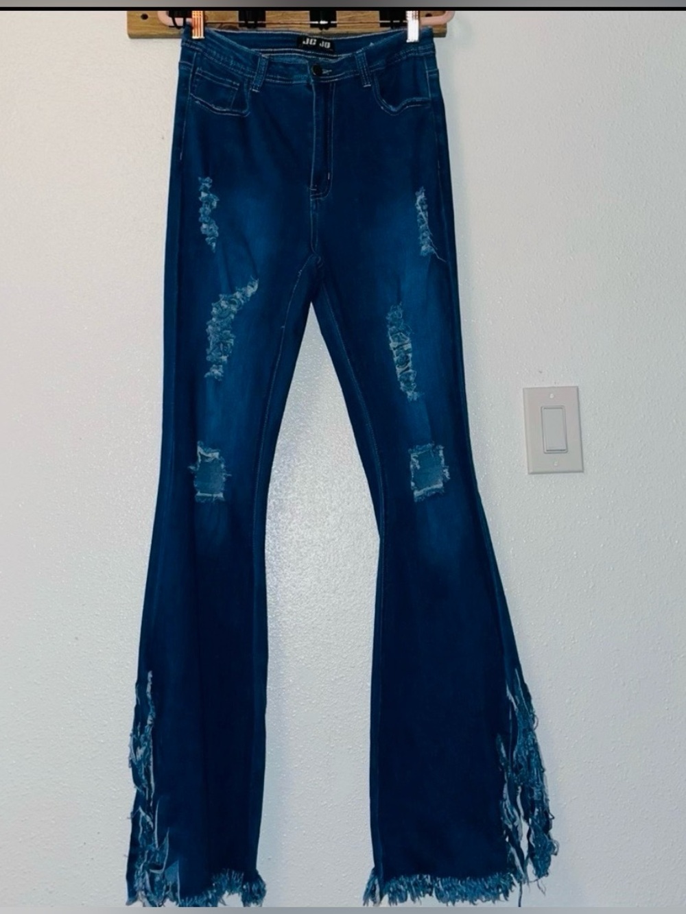 Fringe  Flare Jeans